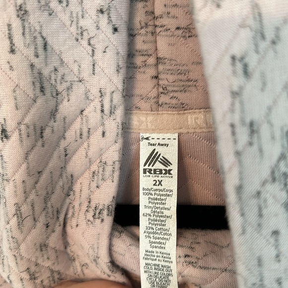 Quilted Pull Over Sweatshirt 2X - Picture 4 of 6